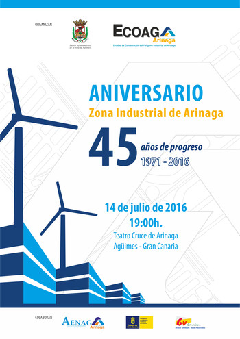 ECOAGA celebra el 45 aniversario de la Zona Industrial de Arinaga.