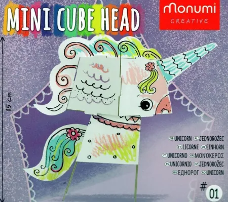 Mini Cube Head 01 Unicornios