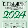 CALENDARIO ZARAGOZANO EL FIRMAMENTO 2024 ( PARED)