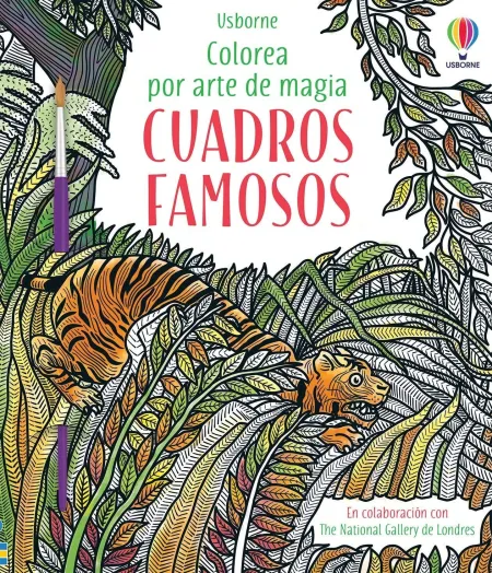 Cuadros Famosos. Colorea por Arte de Magia + Pincel