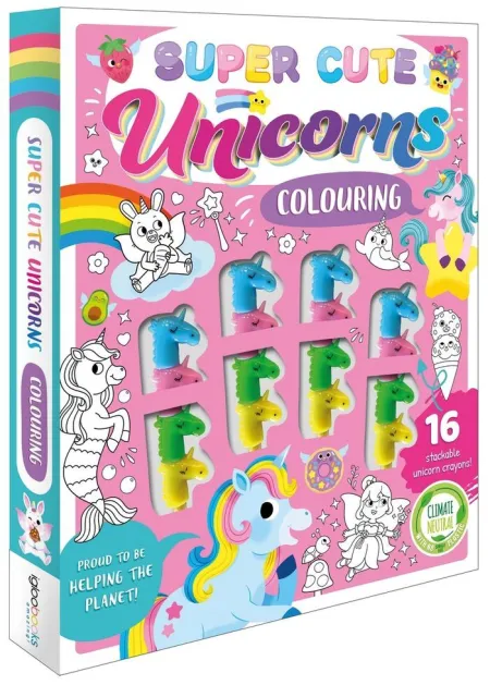 Super Cute Unicorns. Colouring