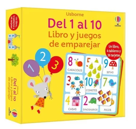 Del 1 Al 10. Libro y Juego de Emparejar (Caja)
