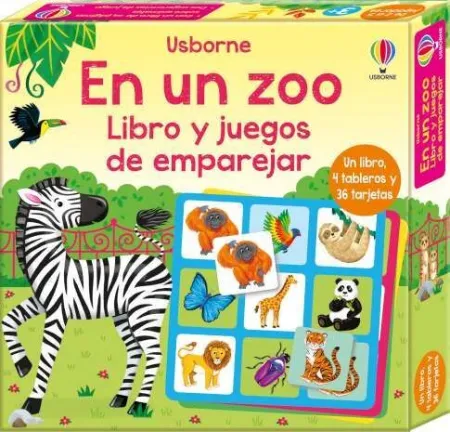 En un Zoo. Libro y Juegos de Emparejar (Caja)