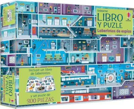 Laberintos de Espías. Libro y Puzle (Caja)