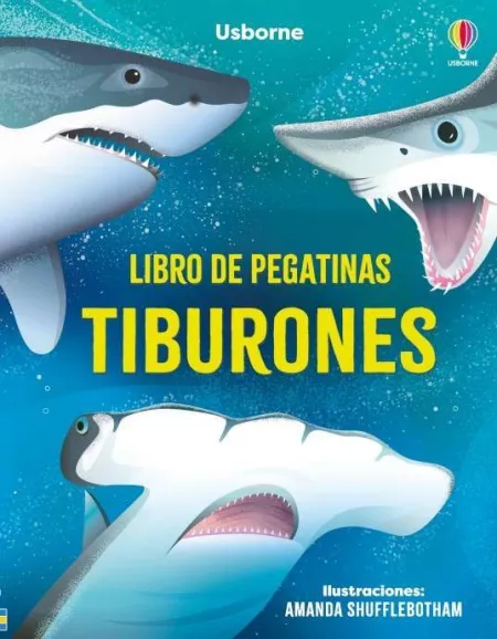 Tiburones. Libro de Pegatinas