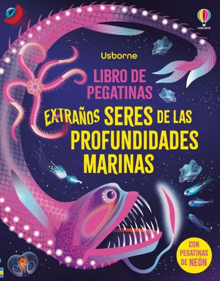 Libro de Pegatinas. Extraños Seres de las Profundidades Marinas