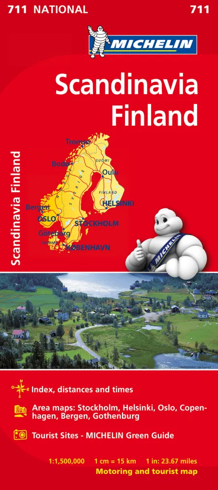 Mapa 711 Scandinavia, Finlandia