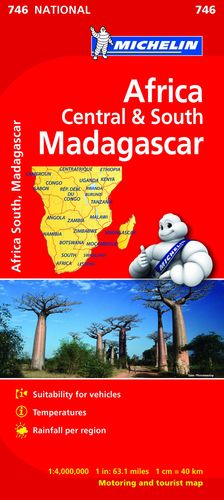 MAPA 746 AFRICA CENTRAL. SOUTH MADAGASCAR