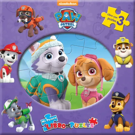 Patrulla Canina. Mi Primer Libro de Puzles (Libro+3 Puzles)
