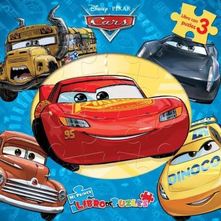 Cars. Libro y 3 Puzzles
