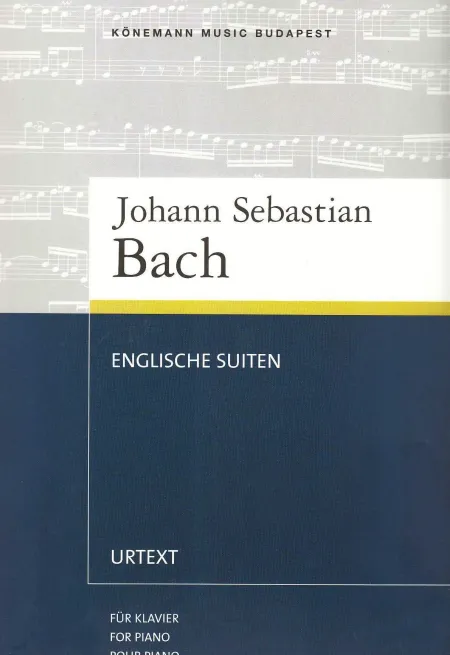 Englische Suiten para Piano - Johann Sebastian Bach (Urtext)