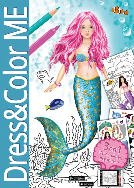 Dress & Color me. Sirenas