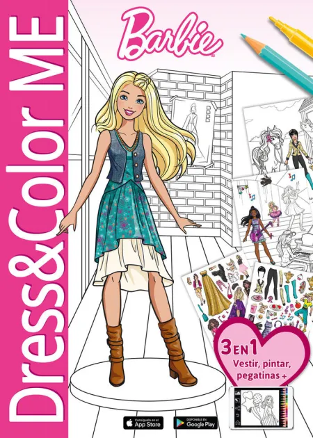 Dress & Color me. Barbie