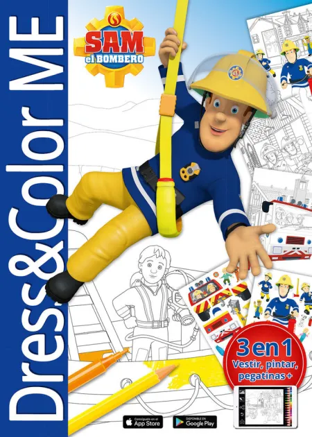 Dress & Color me. Sam el Bombero