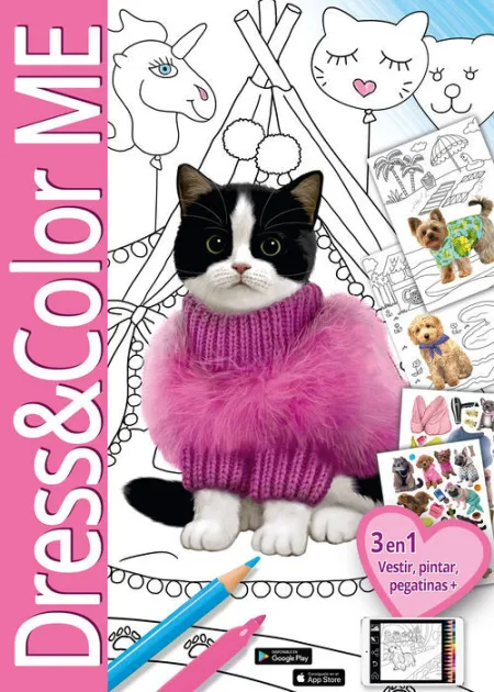 Dress & Color me. Gatos