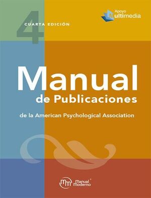 MANUAL DE PUBLICACIONES DE LA AMERICAN PSYCHOLOGICAL ASSOCIATION