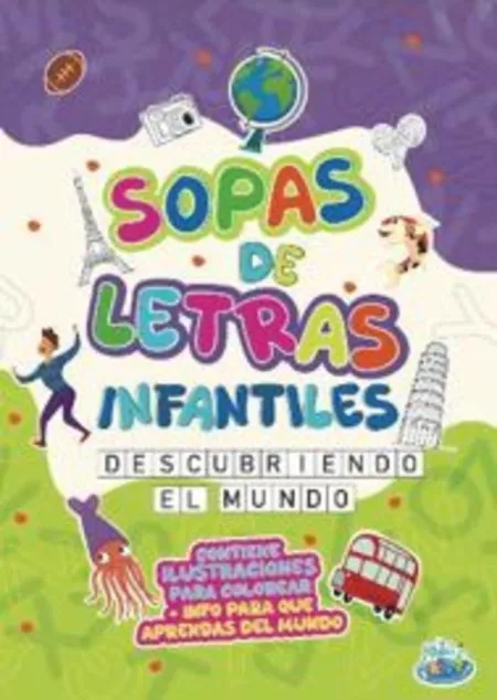 Sopas de Letras Infantiles. Descubriendo el Mundo