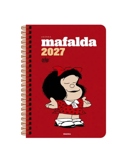 Agenda 2027 Mafalda Anillada Columnas Roja