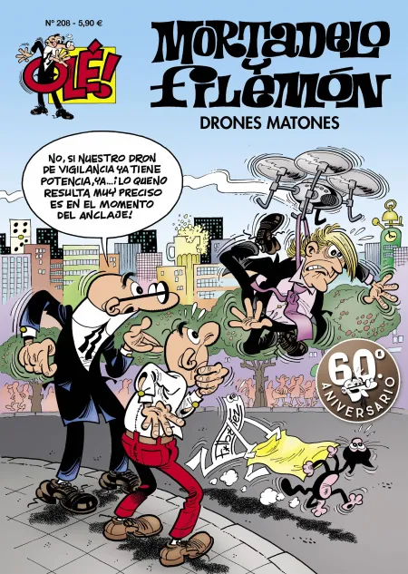 Olé Mortadelo N. 208 Drones Matones