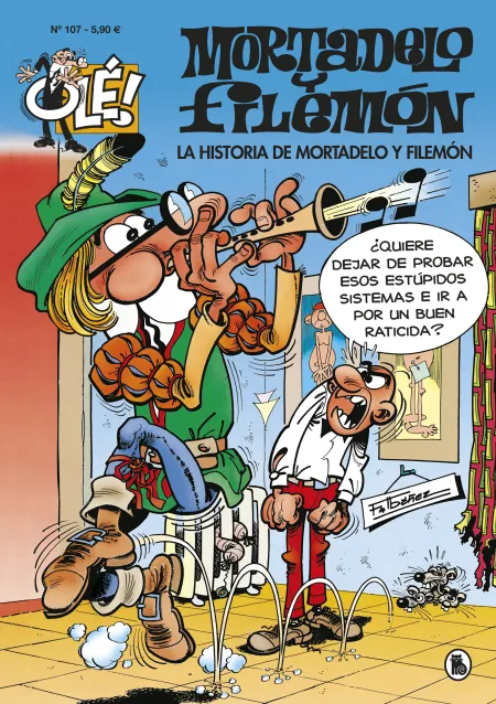 Ole Mortadelo y Filemon 107 la Historia de Mortadelo y Filemón