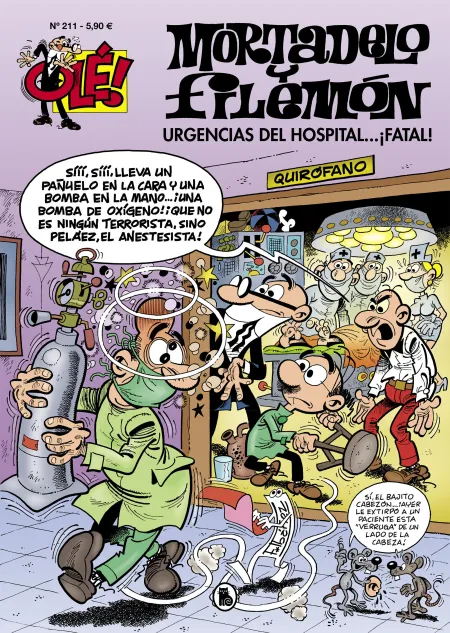 Mortadelo y Filemón N. 211 Urgencias del Hospital... ¡Fatal!