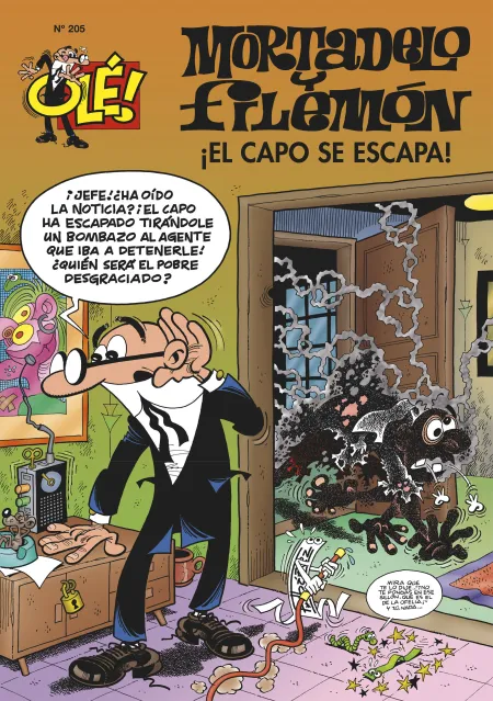Ole Mortadelo y Filemon 205 el Capo se Escapa!
