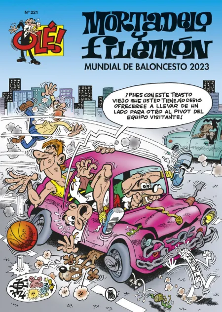 Mortadelo y Filemón N. 221 Mundial de Baloncesto 2023