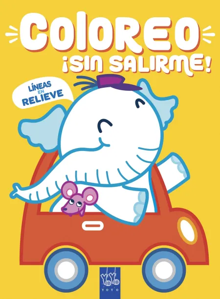 Coloreo ¡Sin Salirme! Elefante!