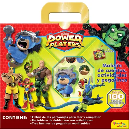 Power Players. Maletín de Cuentos, Actividades y Pegatinas