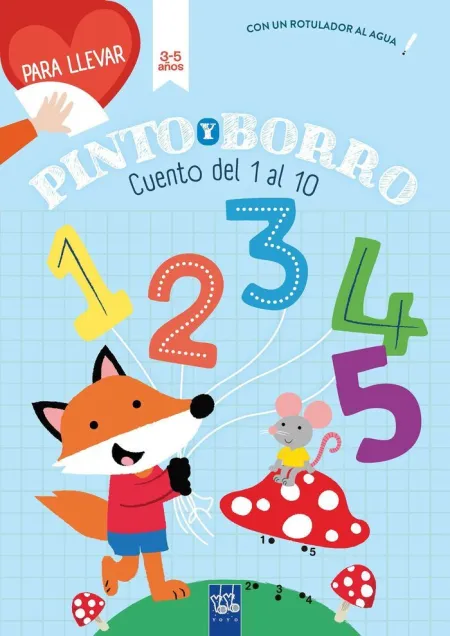 Pinto y Borro. Cuento del 1 Al 10. 3-5 Años