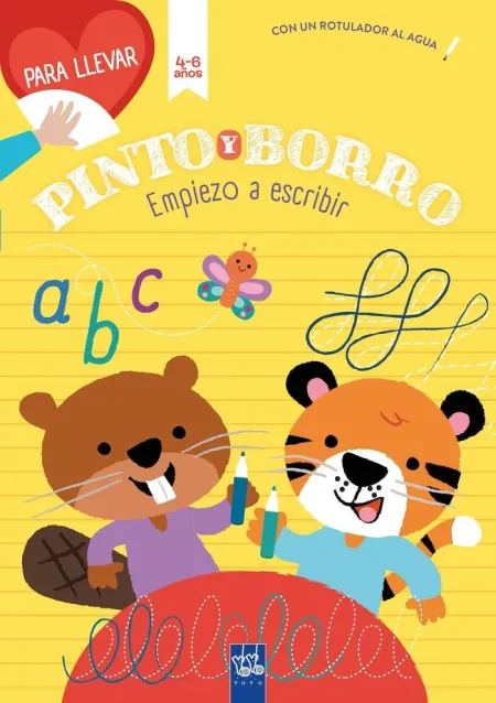 Pinto y Borro. Empiezo a Escribir. 4-6 Años