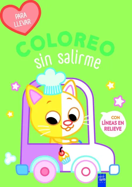 Coloreo sin Salirme. Gato