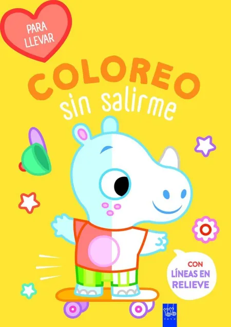 Coloreo sin Salirm. Rinoceronte