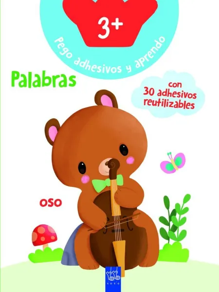 Colores +3 Pego Adhesivos y Aprendo
