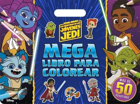 Megalibro para Colorear. Star Wars. Las Aventuras de los Jóvenes Jedi