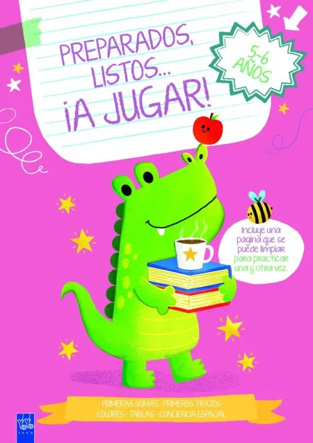 Preparados, Listos... ¡A Jugar! 5-6 Años Rosa
