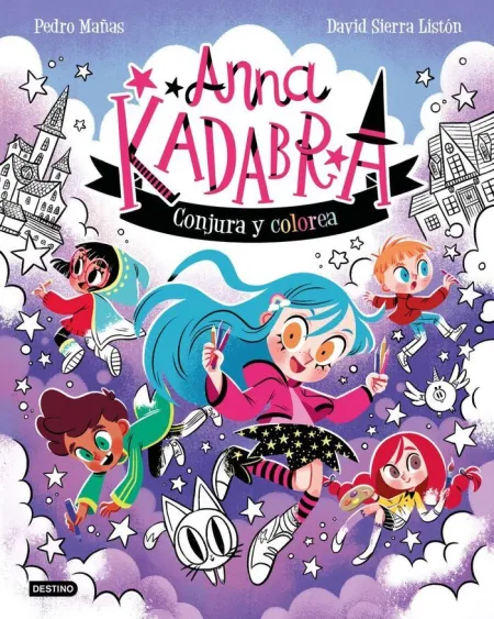 Anna Kadabra. Conjura y Colorea