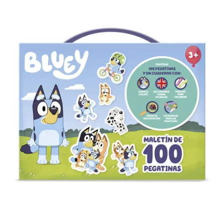 Mi Maletin de 100 Pegatinas. Bluey