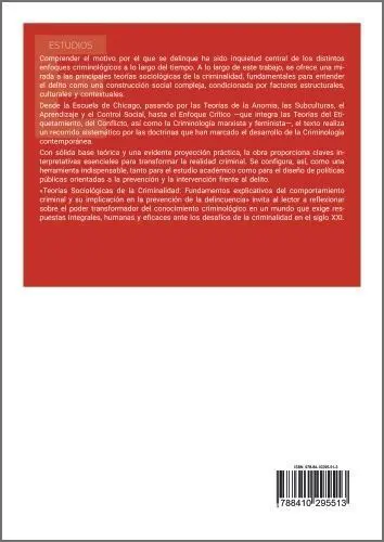 Teorías Sociológicas de la Criminalidad