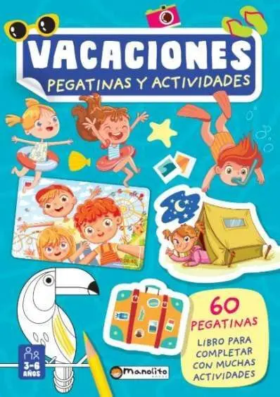 Vacaciones. Pegatinas y Actividades