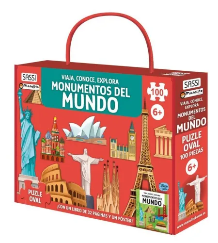 Monumentos del Mundo (Puzle Oval 100 Piezas
