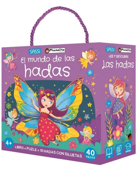 El Mundo de las Hadas. Libro + Puzle + Siluetas