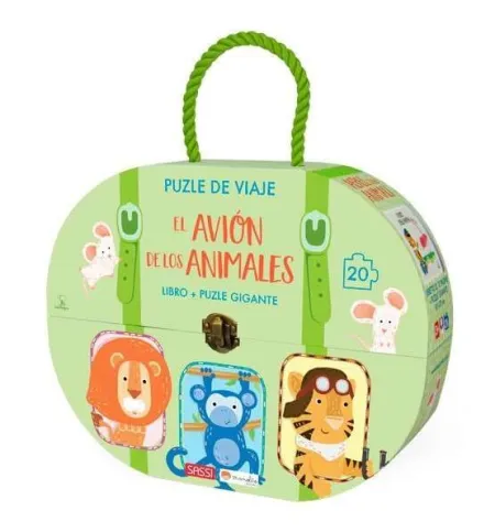 El Avion de los Animales - Libro + Puzle Gigante