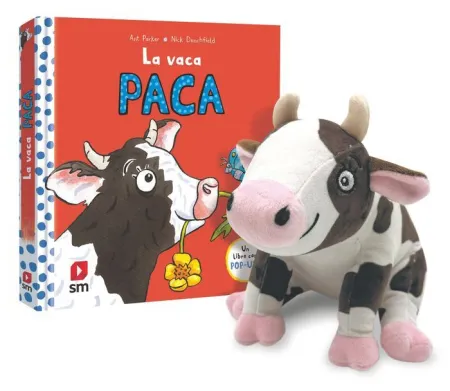 Pack la Vaca Paca: Libro con Pop-Ups + Peluche