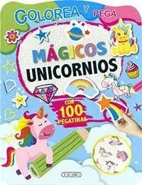 Magicos Unicornios. Colorea y Pega