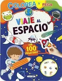 Viaje Al Espacio. Colorea y Pega