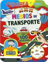 Medios de Trasporte. Colorea y Pega
