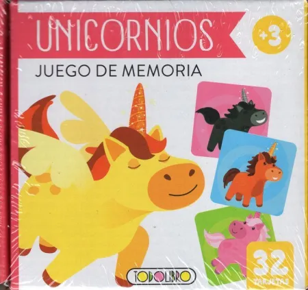 Juego de Memoria. Unicornios (Caja)