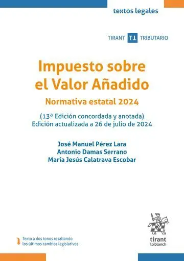 Impuesto Sobre el Valor Añadido. Normativa Estatal - 2024