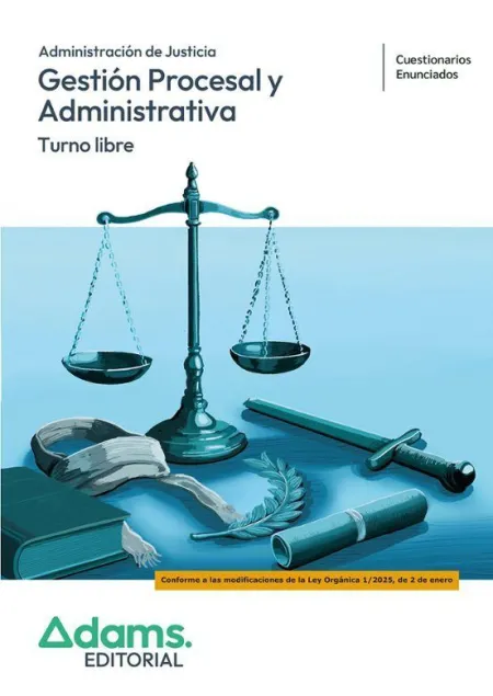 Cuestionarios Gestión Procesal y Administrativa, Turno Libre